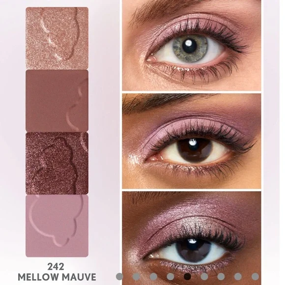 3x Covergirl Clean Color Eyeshadow Palettes Cool Berry Mellow Mauve Dreamy Pink - Picture 6 of 8